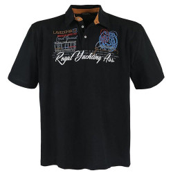 LAVECCHIA tricou polo pentru bărbați 4688 oversize